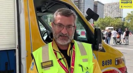 SAMUR atiende a 52 personas durante el desfile del 12-O