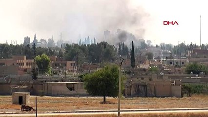 Akçakale'nin karşısındaki terör mevzileri vuruluyor