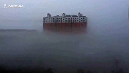 La pollution en Chine dans la ville de Xingtai City : impressionnant