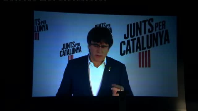 Torra y Puigdemont piden una respuesta unitaria, pacífica y sin miedo a la sentencia del 'procés'