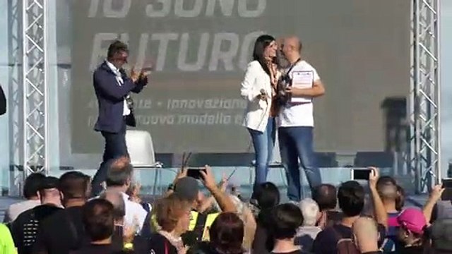 Costa a Napoli per #Italia5Stelle con la sindaca Chiara Appendino (12.10.19)