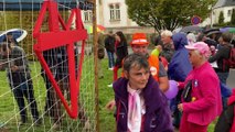 Vidéo. Les manifestants remplissent de ballons le « cœur de l’hôpital » de Remiremont
