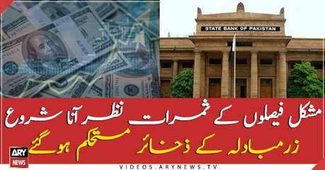 Difficult decisions in economic sector start bearing fruits