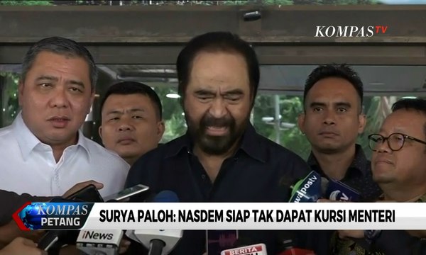 Gerindra Kian Merapat, Surya Paloh: Nasdem Siap Tak Dapat Kursi Menteri