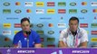 Jackson and Lam speak at post match press conference
