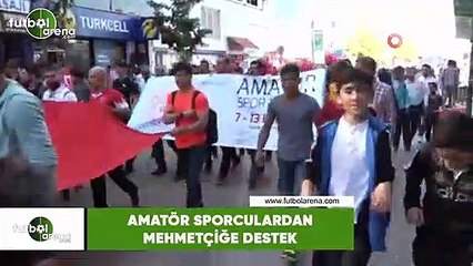 Amatör sporculardan, Mehmetçiğe destek