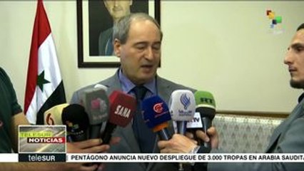 Siria denuncia que ocupación turca afecta proceso de paz en el país