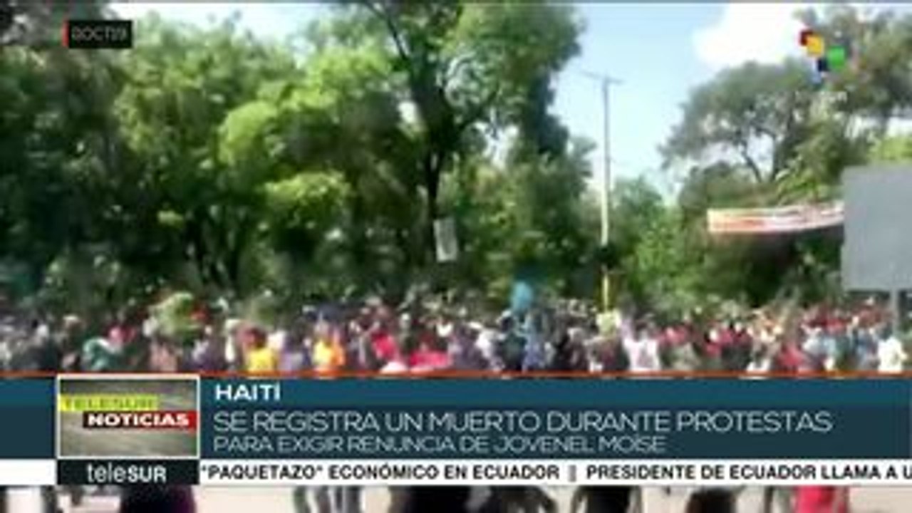 Haití: 1 muerto durante protestas que exigen renuncia de Jovenel Moise