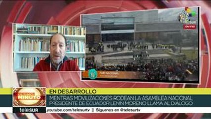 Paz y Miño: Para grupos de poder los sectores populares son violentos