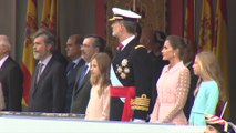 La reina deslumbra con su vestido el Día de la Fiesta Nacional
