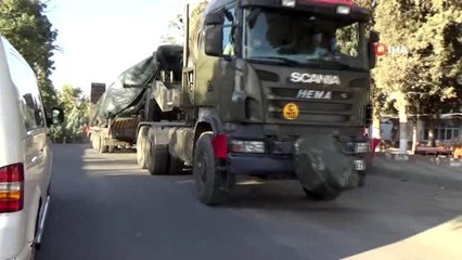 Fırat Nehri'ne seyyar köprü sevkiyatı sürüyor