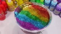 Kids Love To Play And Mixing Slime Learn Colors Clay Glitter Mix Surprise Eggs Toys For Kids