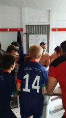 Fiesta dans le vestiaire des U15 ! Victoire 3-1 contre Sucé sur Erdre !