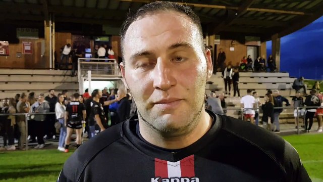 Après le derby isérois de Fédérale 2 entre Bièvre et Voiron, la réaction de Romain Dumont (Bièvre Saint-Geoirs)