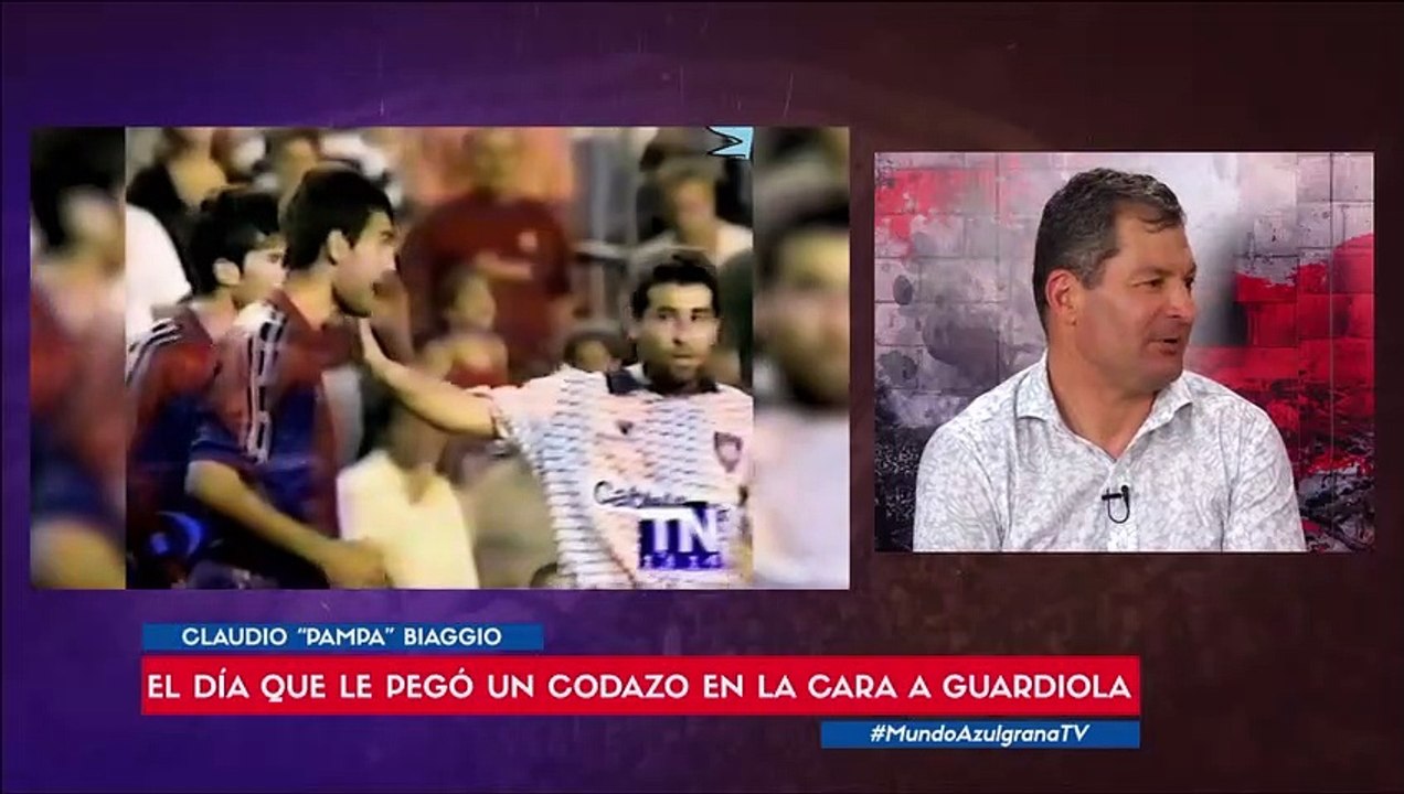 El día que el Pampa le pegó a Guardiola