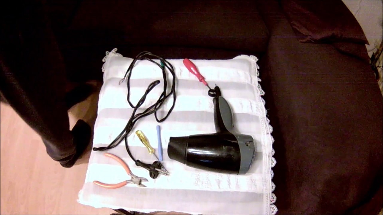 Haarföhn reparieren Teil 1, Haartrockner reparieren Teil 1