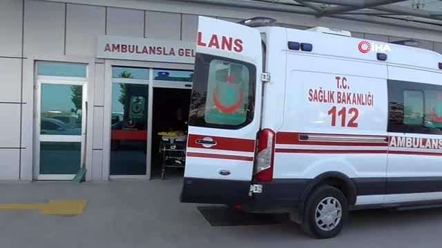 Konya'da inşaatın 4. katından düşen işçi yaralandı