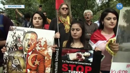 ABD ve Avrupa'da Türkiye'nin Operasyonunu Protesto Eylemleri