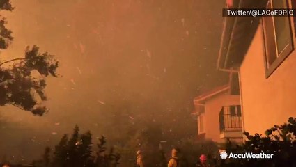 Fire department fights to make sure structures remain standing