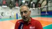 Christophe Charroux après la victoire de Martigues Volley contre Saint-Quentin