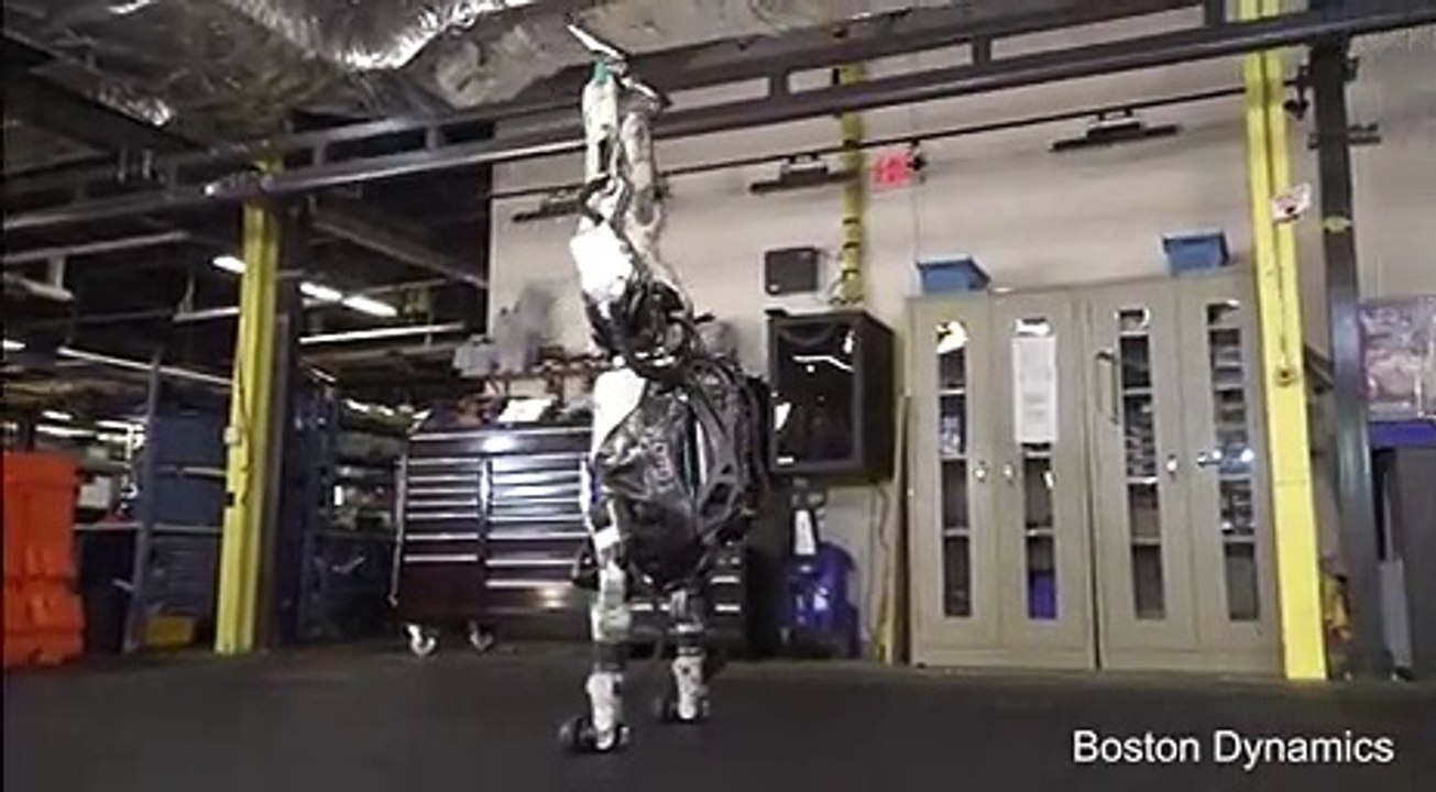 Boston Dynamics New Atlas video in Amerika