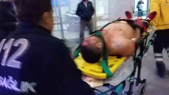 Millet Bahçesi inşaat alanında bıçaklı kavga:1'i ağır 3 yaralı