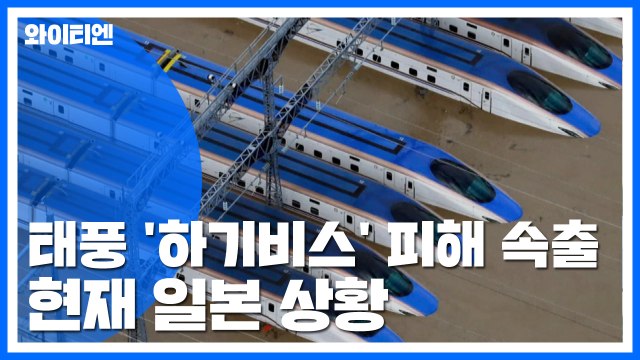 [영상] 태풍 '하기비스' 피해 속출...현재 일본 상황 / YTN