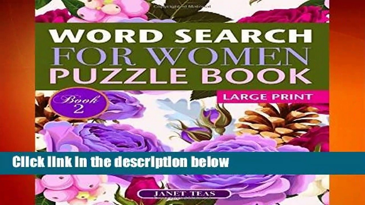 Full E-book  Word Search for Women Puzzle Book (Large Print): Book 2  For Kindle