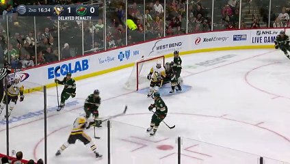 Sidney Crosby goes top shelf with backhand on breakway