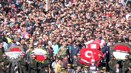 Bilecik’te Şehit Uzman Çavuş Bilgen’i 10 bin kişi uğurladı