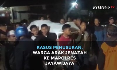 Kasus Penusukan, Warga Arak Jenazah ke Mapolres Jayawijaya