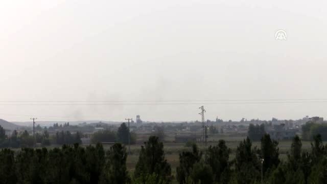 Barış Pınarı Harekatı - Tel Abyad'ta terör hedefleri vuruluyor (2)