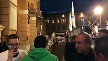 Salvini a Foligno, l-arrivo in piazza (12.10.19)
