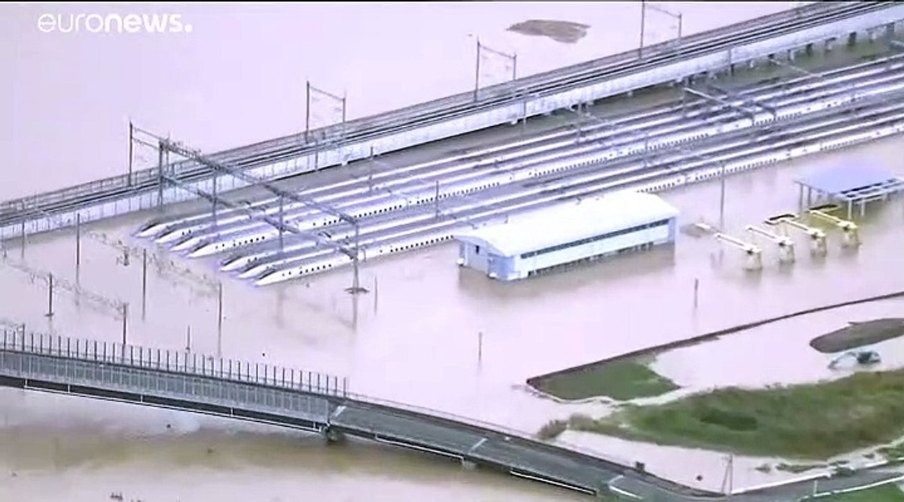 Taifun 'Hagibis' hinterlässt Spur der Verwüstung in Japan