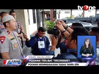 Diduga Teroris, Polwan Asal Polda Malut Ditangkap