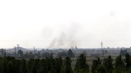Barış Pınarı Harekatı - Tel Abyad'ta terör hedefleri vuruluyor (3)