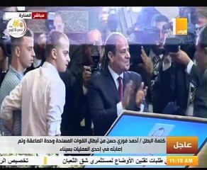 البطل أحمد فوزى حسن: سيناء فيها وحوش ومصر هتفضل قوية بشعبها وجيشها"