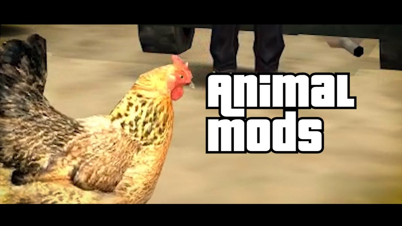 GTA SAN ANDREAS ANIMAL MODS