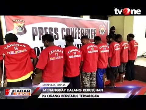 93 Orang Ditetapkan Jadi Tersangka Kerusuhan di Papua