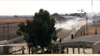 Tel Abyad yoğun duman altında