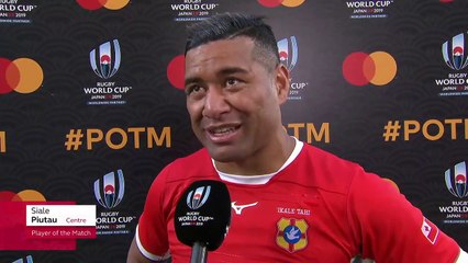 Siale Piutau wins Player of the Match for Tonga