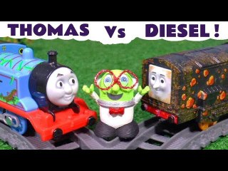 Thomas and Friends vs Diesel with Funny Funlings Pranks and a spooky real ghost in this Toy Story Full Episode English