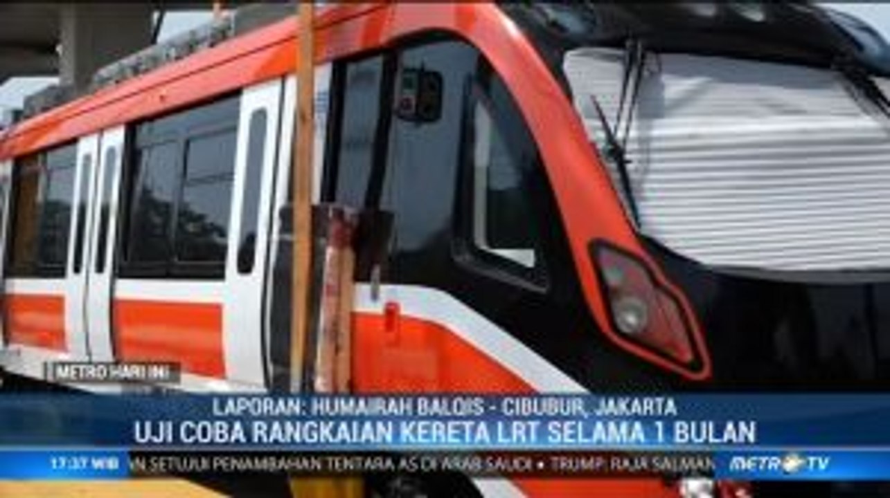 LRT Rute Cawang-Cibubur Diuji Coba Selama Satu Bulan