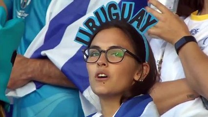Uruguay sing national anthem with incredible passion