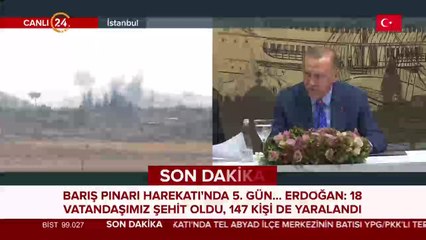 Başkan Erdoğan konuşuyor