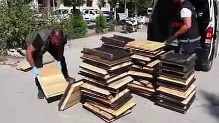Arı kovanları içinde preslenmiş 152 kg uyuşturucu madde ele geçirildi