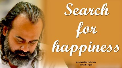 Acharya Prashant, with students: This futile search for happiness