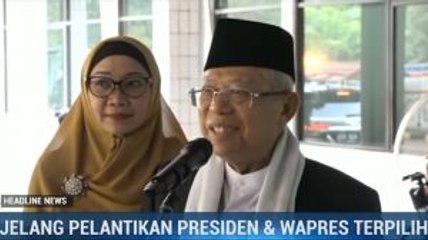 Ma'ruf Amin: Susunan Kabinet Masih Disempurnakan