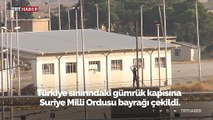 Tel Abyad'daki gümrük kapısına Suriye Milli Ordusu bayrağı çekildi