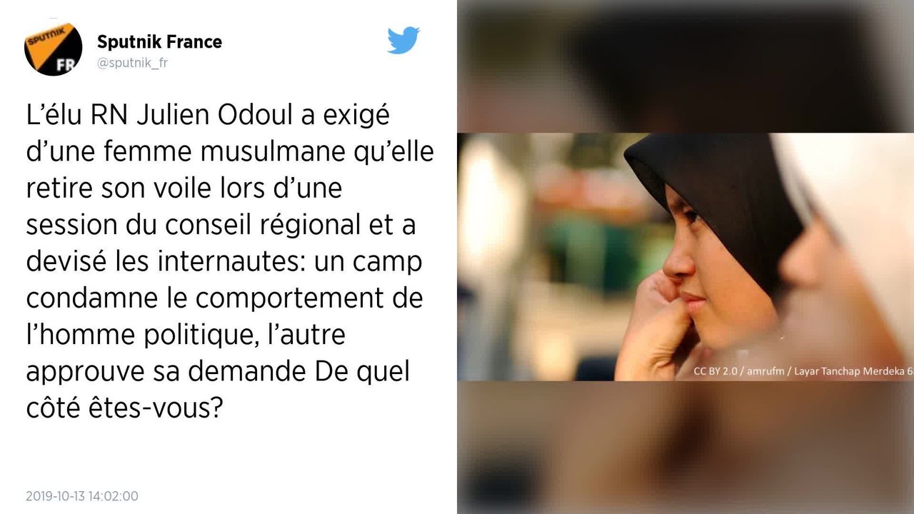 Une accompagnatrice voilée prise à partie par un élu RN au Conseil régional Bourgogne-Franche Comté